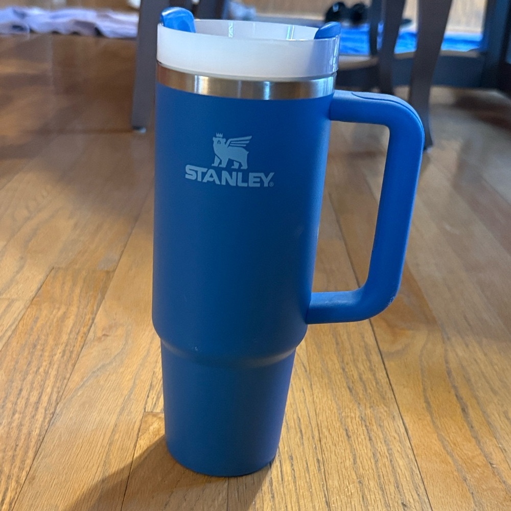 Stanley Blue Insulated Travel Mug with Handle